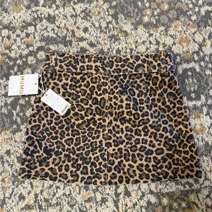 Show Me Your MuMu Leopard Print Skirt